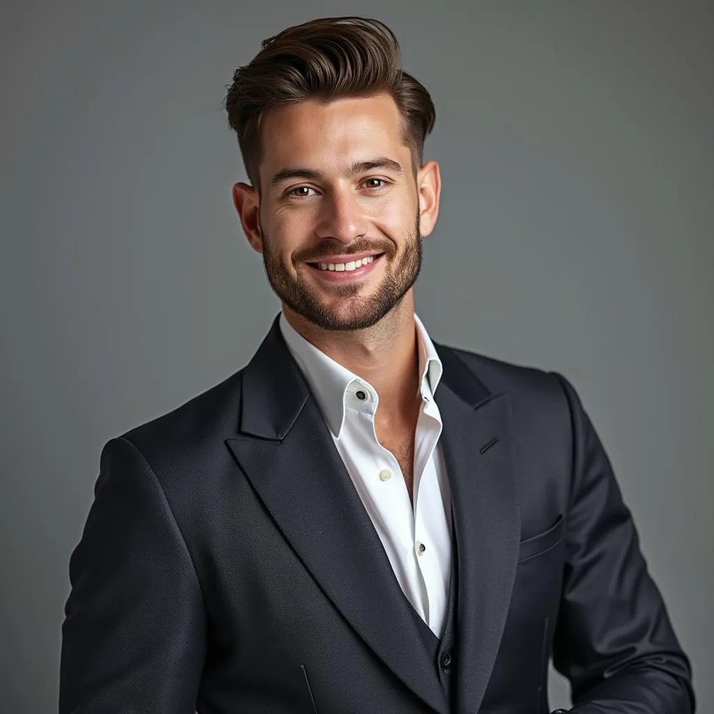 Javier Martínez, cliente habitual de Élite Barber Studio